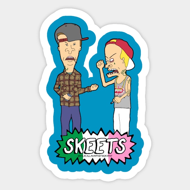 Skeets Sticker by KyleCallahanPhotography